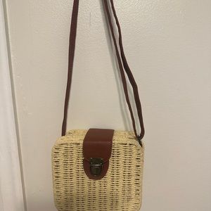 Hand bags women’s rattan beach bags shoulder diagonal
